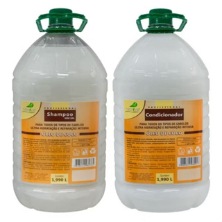 kIT SALÃO DE BELEZA  SHAMPOO + CONDICIONADOR OLEO DE COCO 1,990 LITROS Natrive em Oferta na Shopee