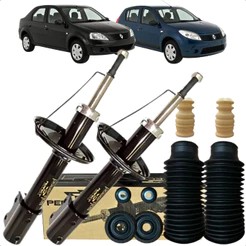 Kit Dianteiro Amortecedor Batente Sandero 2007 A 2014