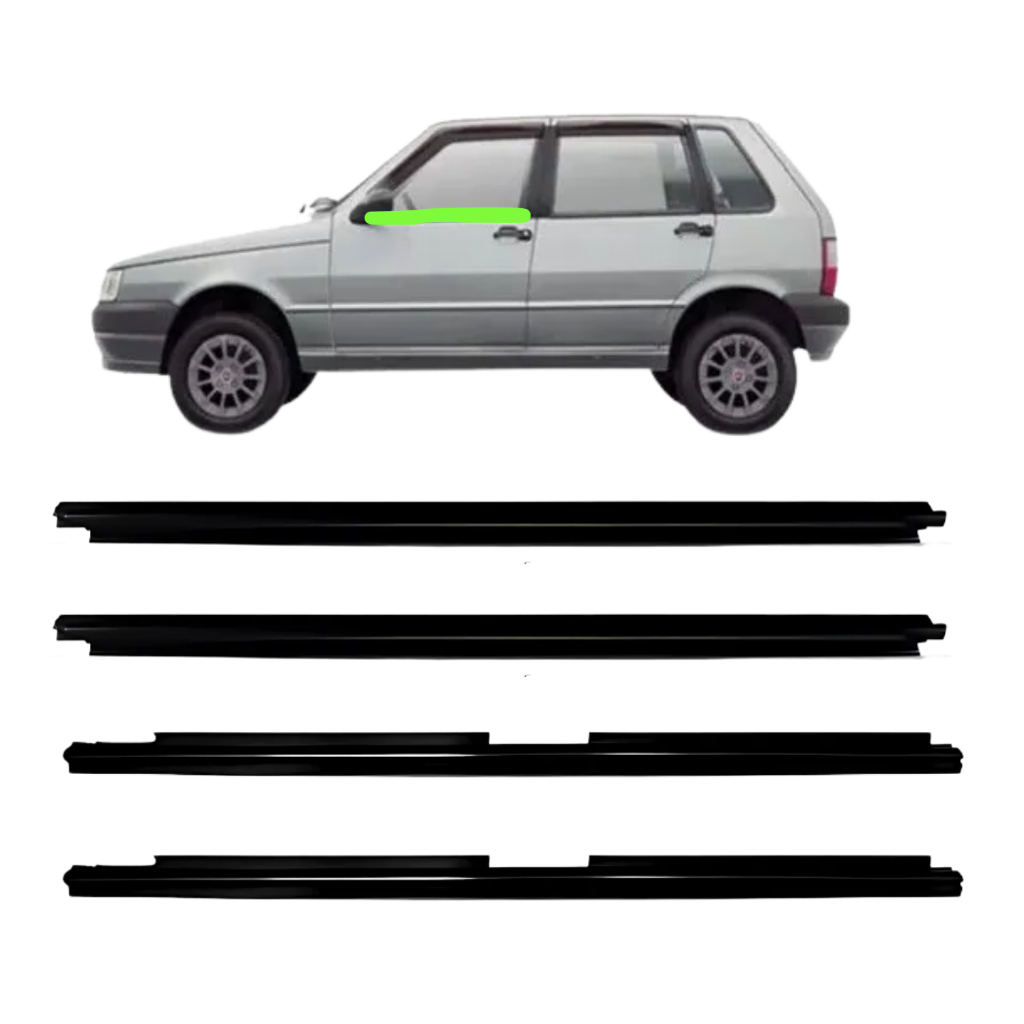 Kit Pestanas Dianteiras do Uno 4 portas 1984 até 2013 - 4 peças em Oferta na Shopee