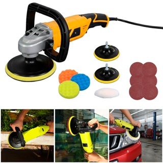 Politriz e Lixadeira Angular 7 Pol. 1480W Profissional Automotiva Com Kit em Oferta na Shopee