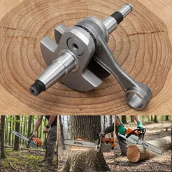 Eixo Virabrequim Para Motosserra Stihl Ms660 C/ Biela