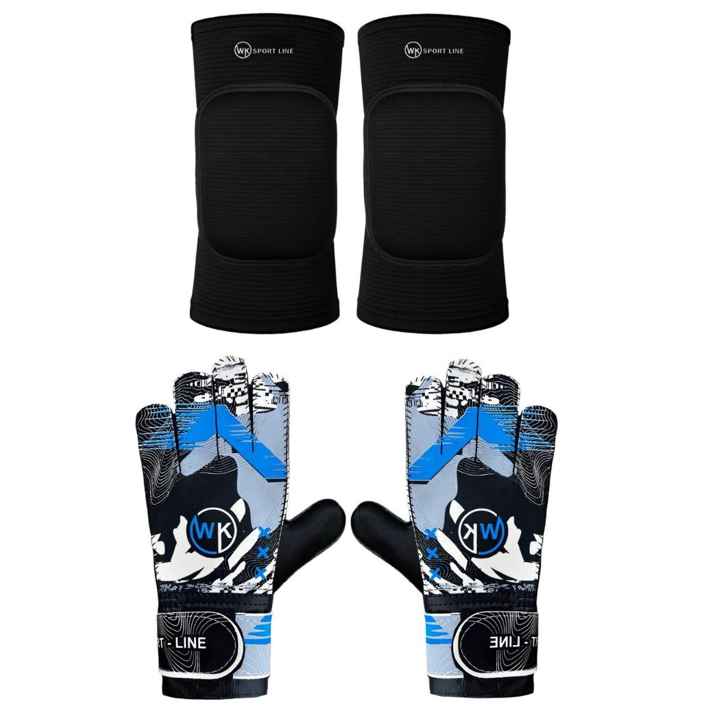Kit  Luva De Goleiro WK.2 e Joelheira Master Futebol