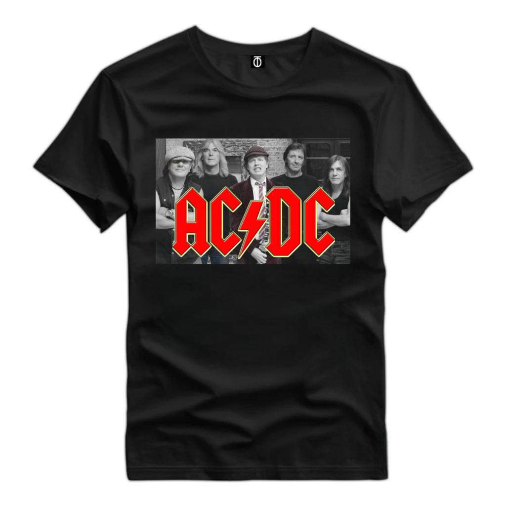 Camiseta Estampada AcDc Unissex Banda De Rock Show Metal