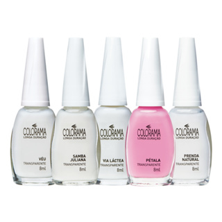 Kit Esmaltes Colorama Transparentes + Pedidos C/5 em Oferta na Shopee
