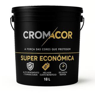 Tinta Acrílica Econômica Cromacor 18kg — Ótimo Rendimento, Cores Vivas e Secagem Rápida em Oferta na Shopee