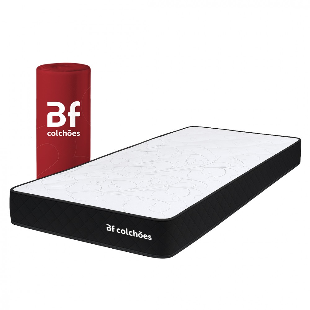 Colchão Solteiro Espuma D33 A Vácuo Ortopédica Certificada 88x188x17cm BF Colchões em Oferta na Shopee