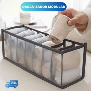 Organizador De Gaveta Para Roupa Íntima Calcinha Meia Cueca Camiseta Rasteirinha Sutiã em Oferta na Shopee