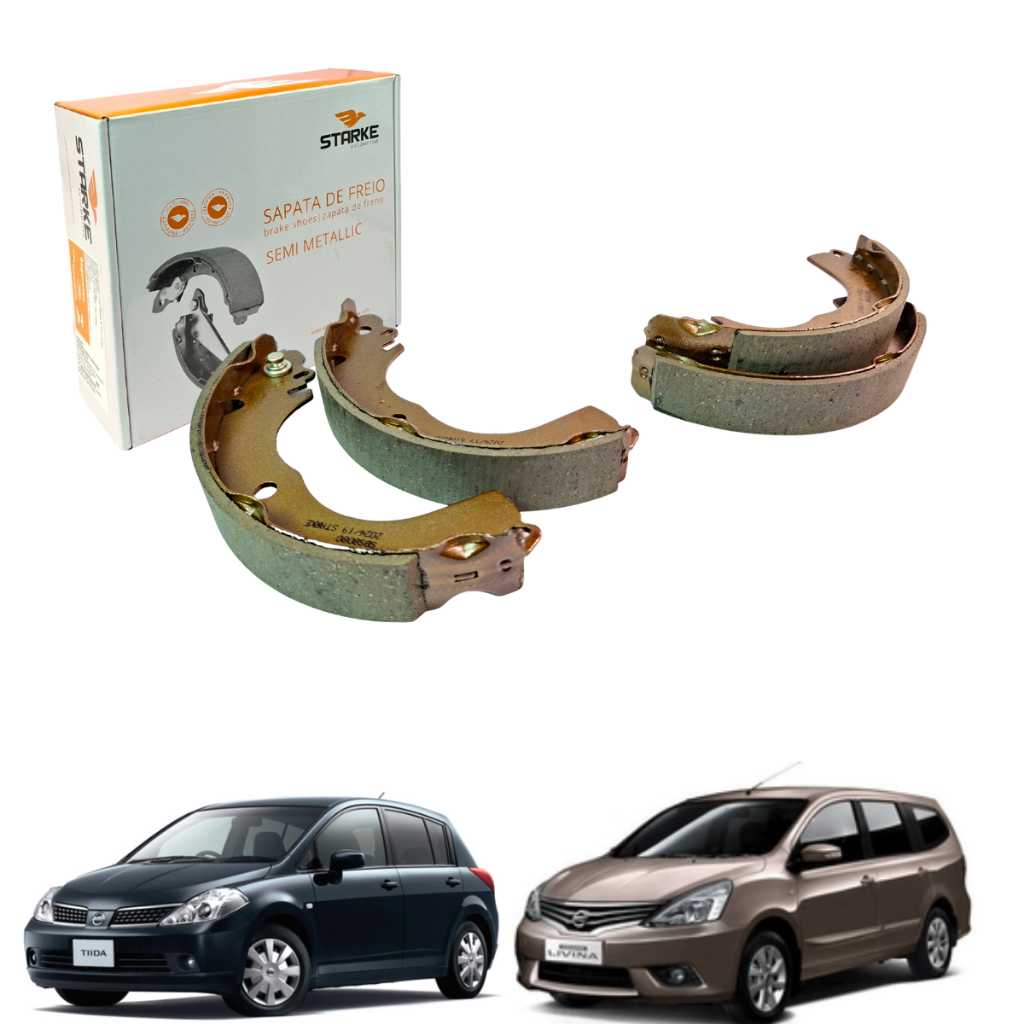 Sapata Lona De Freio Grand Livina Livina Tiida 1.8 16V 2007 Em Diante
