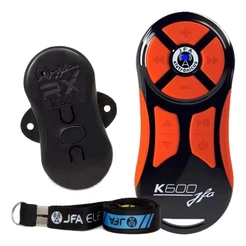 Controle Longa Distância JFA K600 600 Metros Preto Com Laranja Som Automotivo