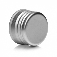 Kit Tampas De Alumínio 28mm C/ 100 Und em Oferta na Shopee