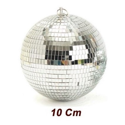 Kit 10 Globo Espelhado de 10 Cm Balada, Festas, Decoração carnaval balada