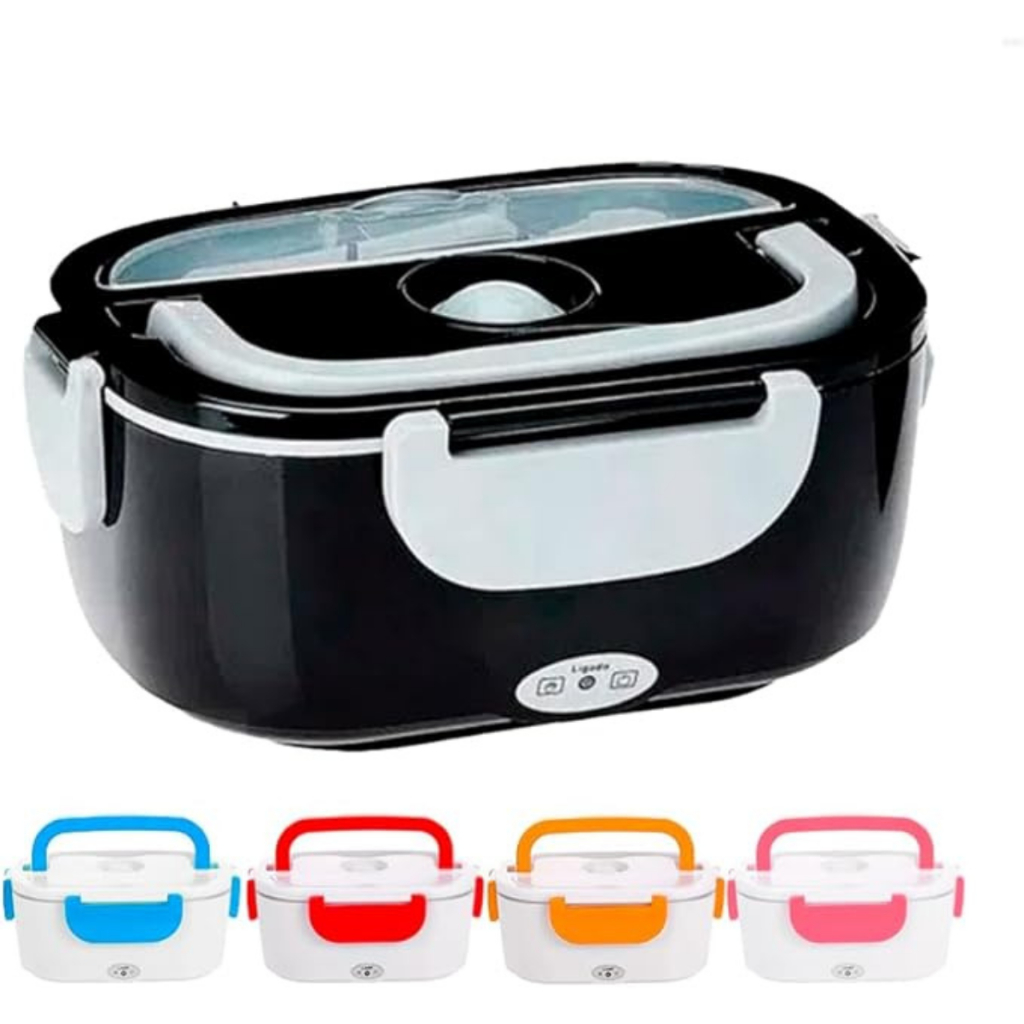 Marmita Elétrica Portátil Aquecedora de Alimentos 1.5L Bivolt
