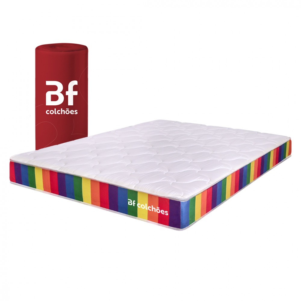 Colchão Viuva D33 A Vácuo Ortopédico Espuma Certificada 128x188x17cm BF Colchões em Oferta na Shopee