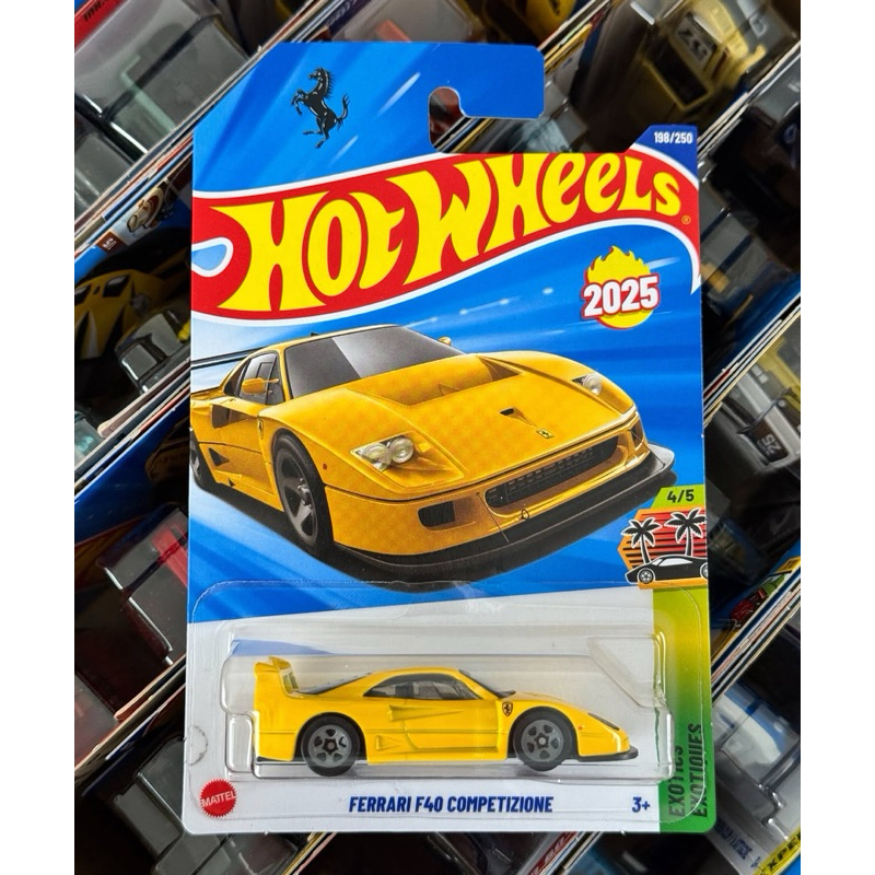 Hot Wheels Exotics 2025 - Ferrari F40 Competizione Amarela