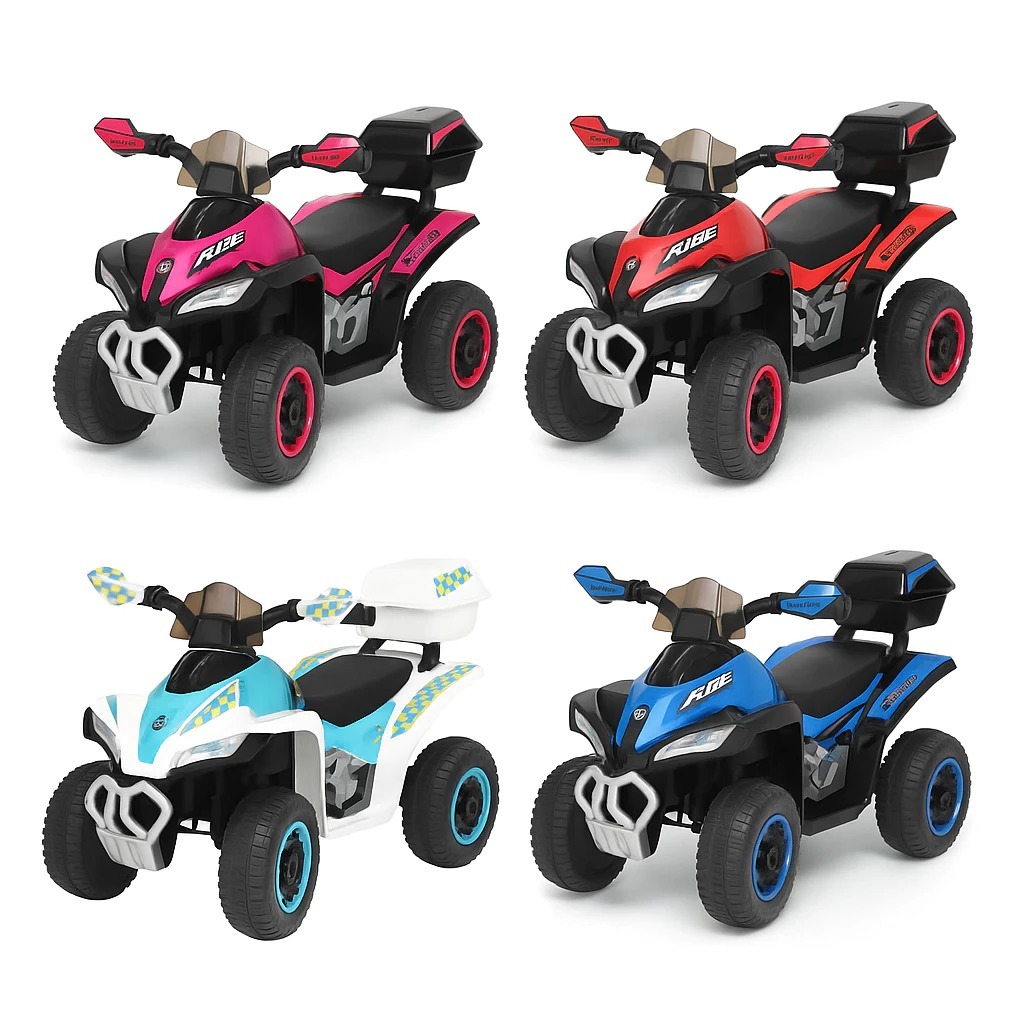 Mini Quadriciclo Infantil Moto Elétrica 6V Com Luz Som Bivolt Bateria Recarregável Criança