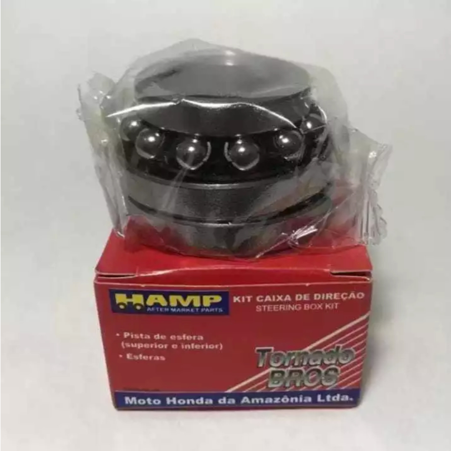Caixa Direção Rolamentada HAMP Honda Bros 125 150 160 XRE 190 XR Tornado CRF230 Falcon