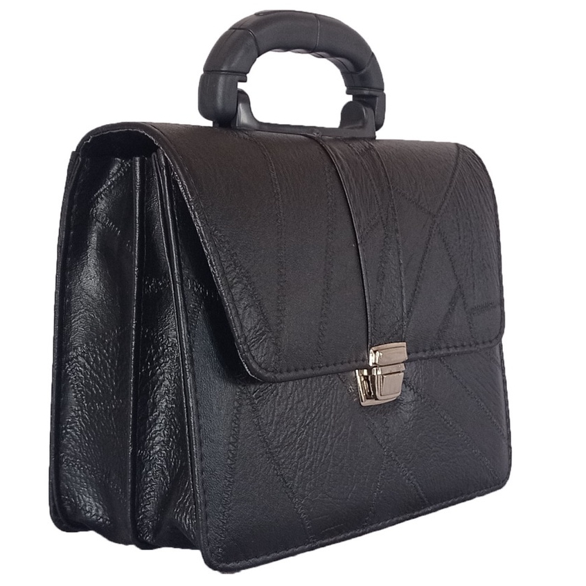 Pasta Bolsa Executiva Dupla Costurada Preta Para Hinario Ap R1680