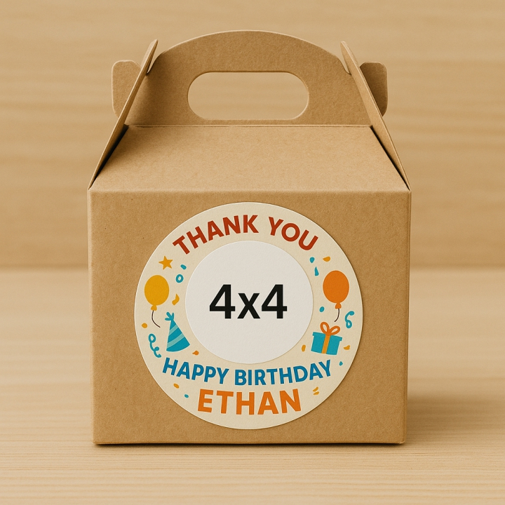 200 Adesivos Personalizados 4x4 - Para Embalagens