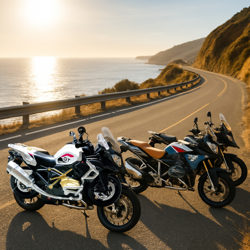 Miniatura de moto BMW R 1250 GS Metal Plástico ABS Som e Luz em Oferta na Shopee