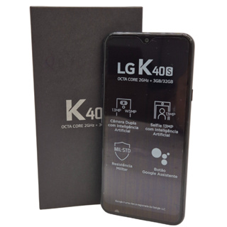 Smartphone LG K40s 32gb 4g Octa-core 3gb Ram Tela 6,1 Preto ORIGINAL, USADO em Oferta na Shopee