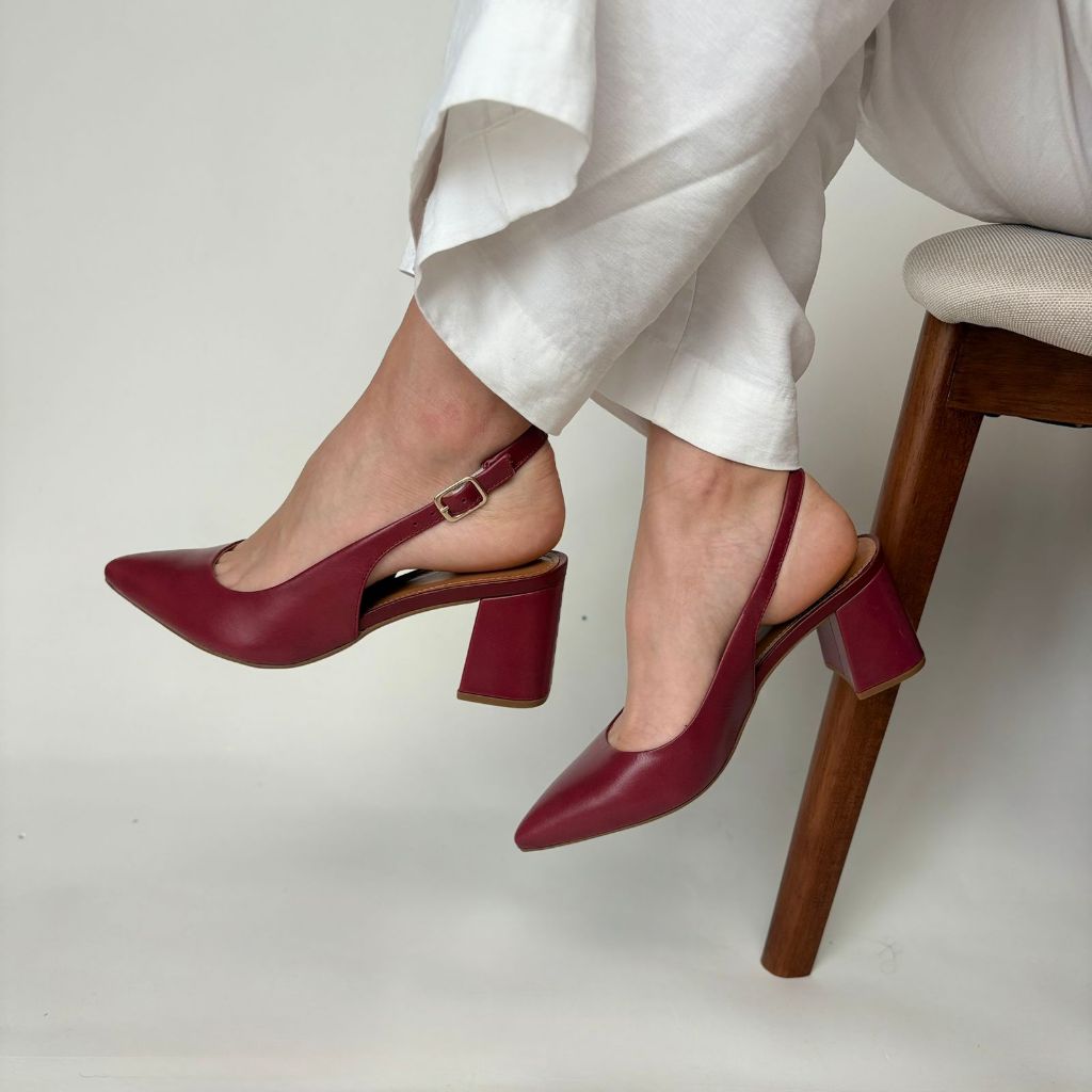 SCARPIN GIO COURO LEGITIMO MODA FEMININA TENDENCIA CONFORTO em Oferta na Shopee