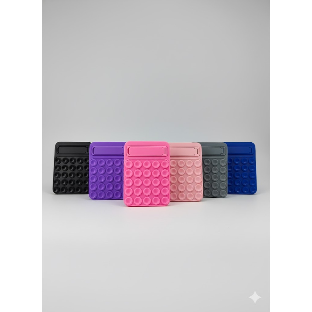 Ventosa com Suporte para Celular – Base de Silicone ABS, Fixação Ultra Forte para Parabrisa, Mesa ou Painel
