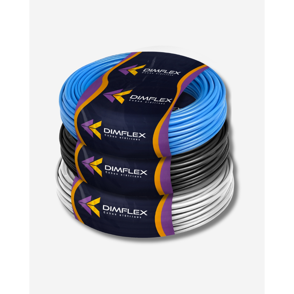 Fio Elétrico Cabo Flexível 2,5mm 100 Metros 450/750V