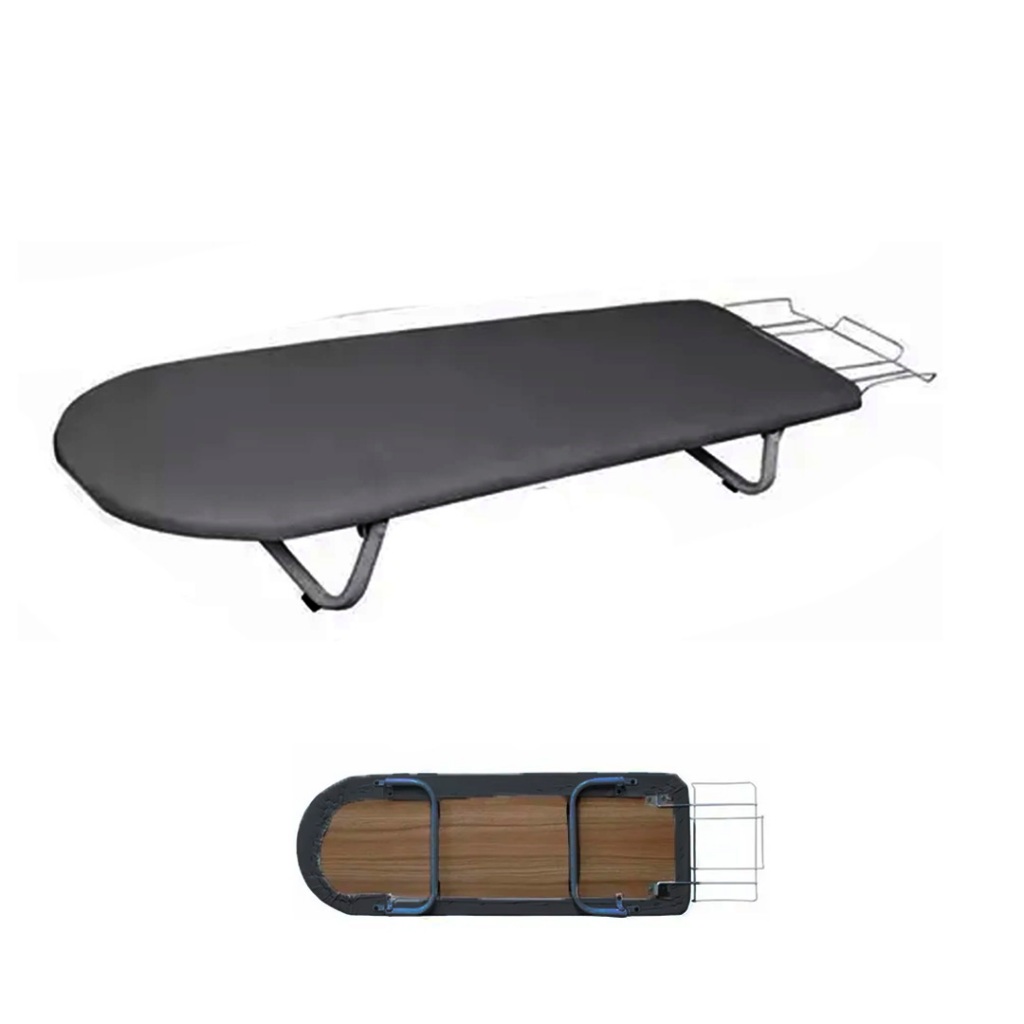 Tabua Mesa Passar Roupa Portátil Dobrável Cama C/ Porta Ferro