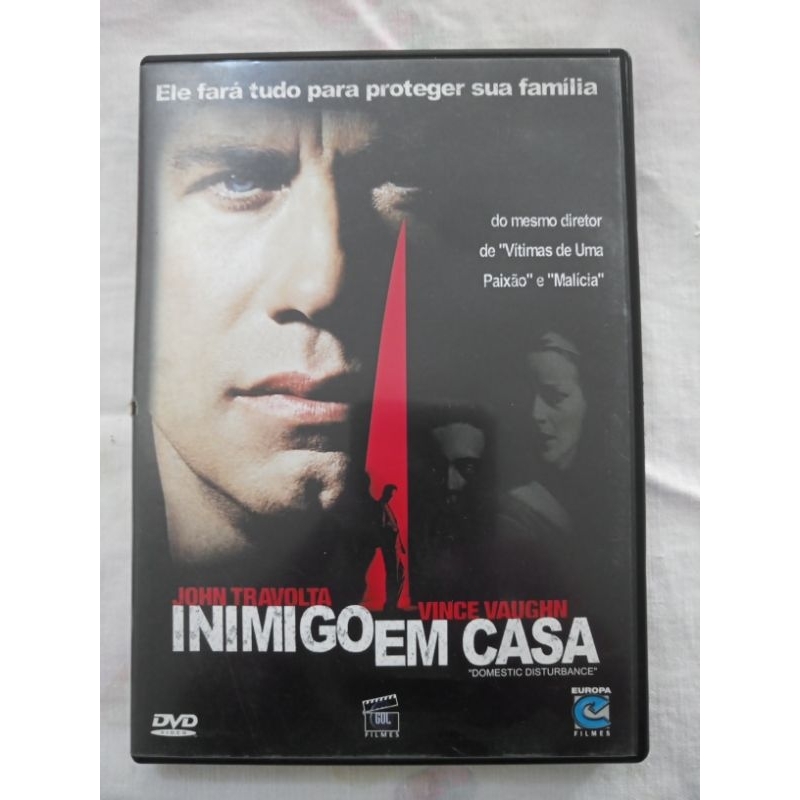 DVD - Inimigo em Casa - Com John Travolta