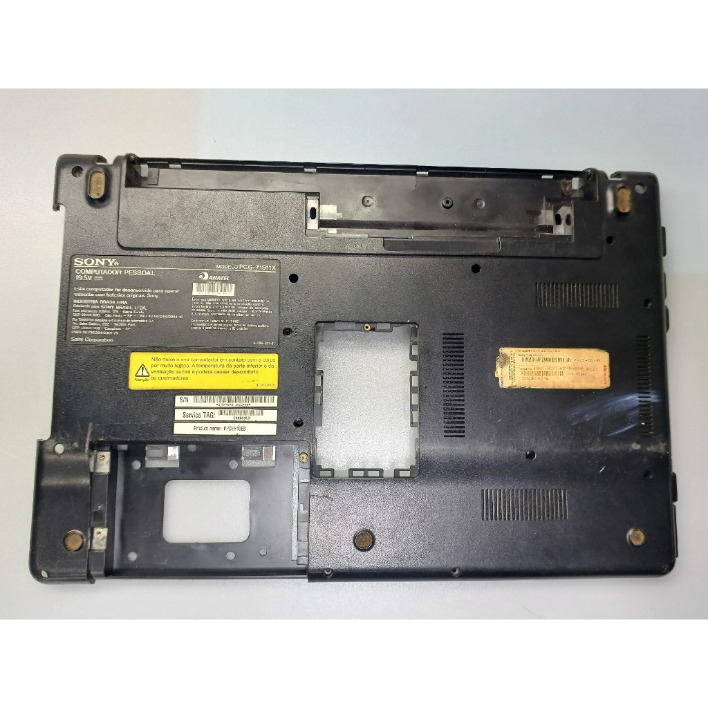 Carcaça inferior de notebook Sony Vaio Pcg-71911x