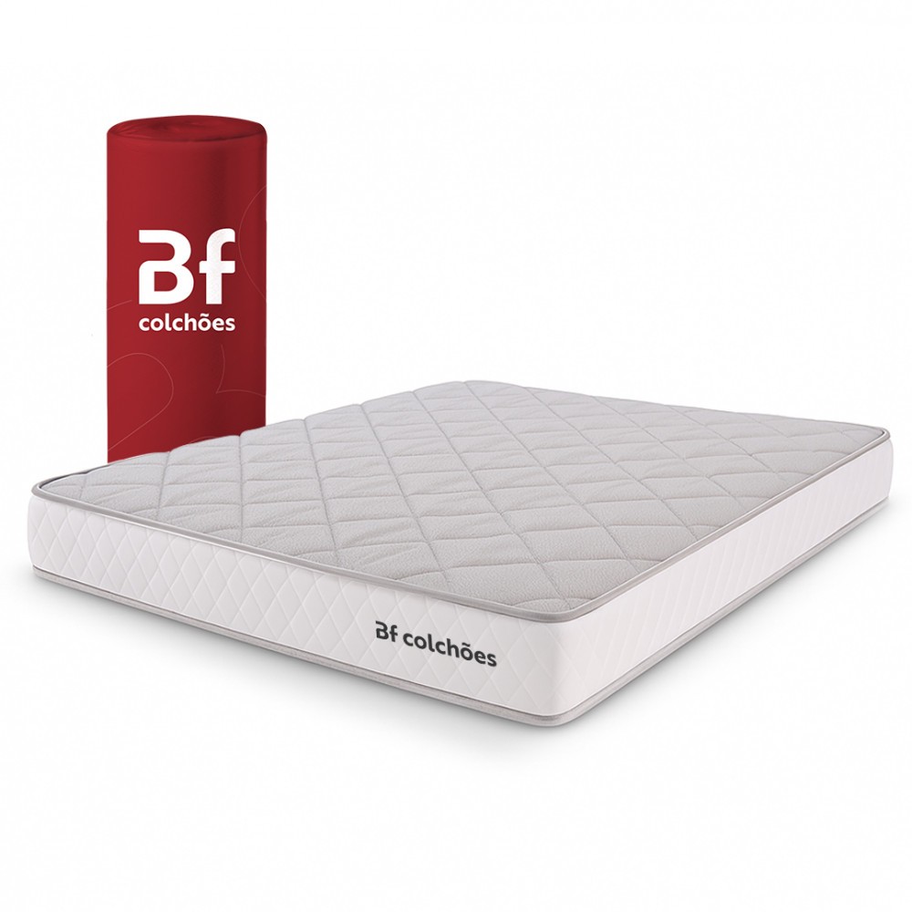 Colchão Casal Ortopédico de Espuma D28 a Vácuo 138x188cm BF Colchões em Oferta na Shopee