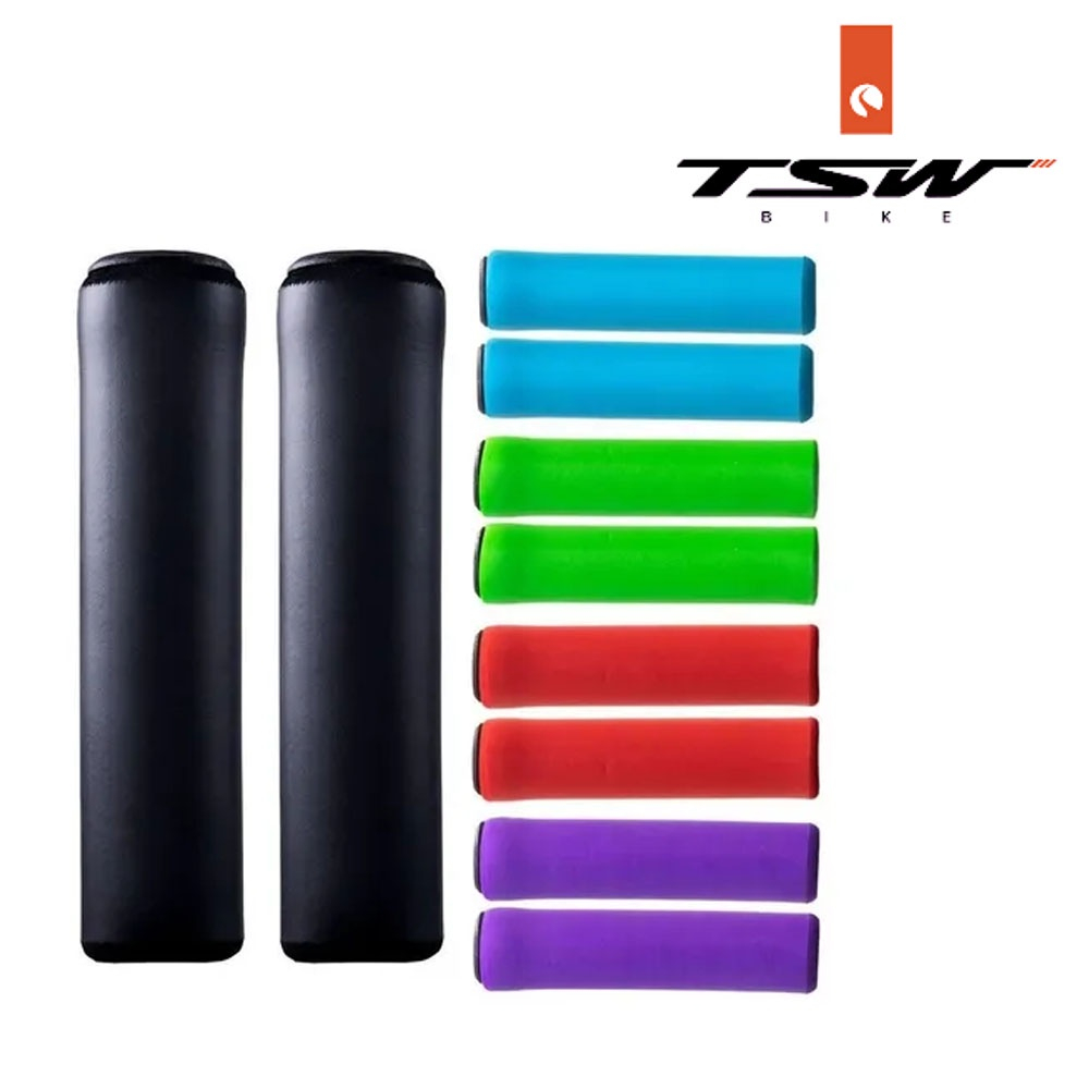 Manopla Bicicleta TSW Silicone Light Mtb em Oferta na Shopee