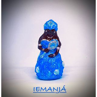 Orixá em Resina 6 cm • Iemanjá / Umbanda / Candomblé/miniatura/ espiritual/ Candomblé/Umbanda • Orixás • Proteção e Axé em Oferta na Shopee