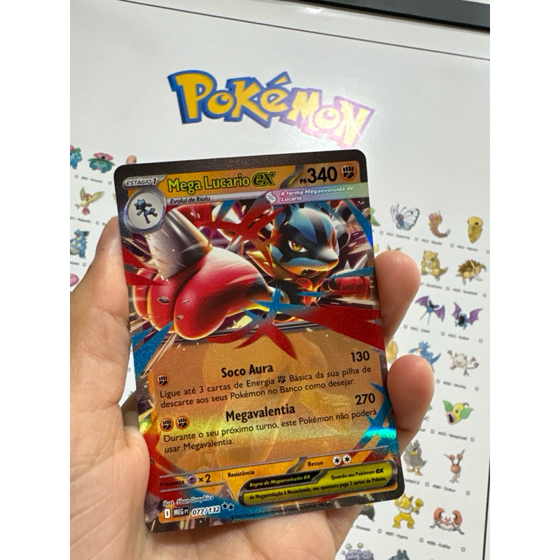 Carta Pokémon Mega Lucario EX