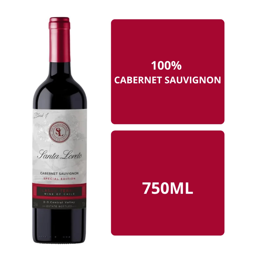 Vinho Tinto Chileno Santa Loreto Varietal Carbenet Sauvignon 750ML
