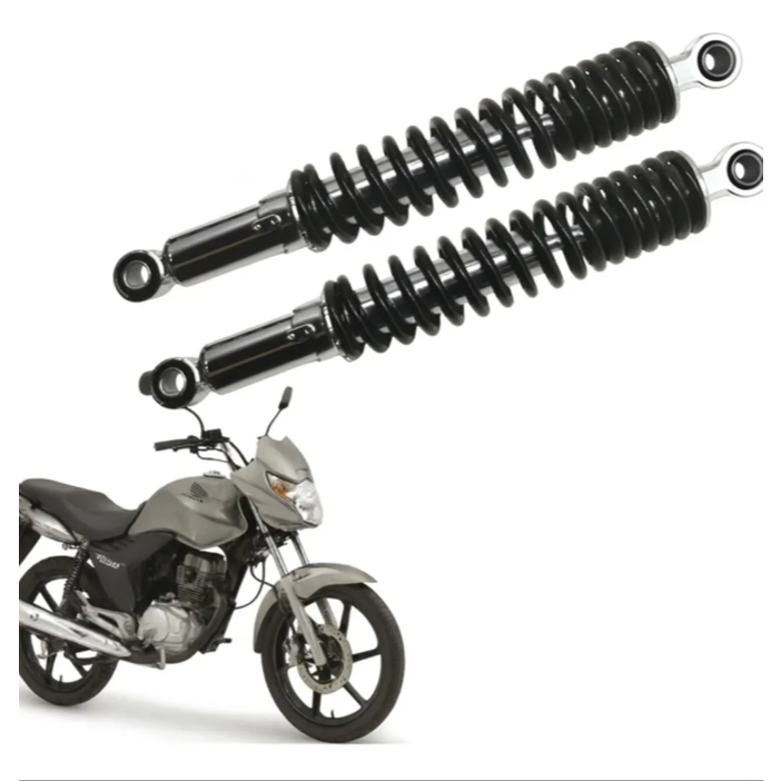 Par Amortecedor Honda Cg Fan Titan 150 2004 2005 2006 2007 2008 2009 2010 2011 2012 A 2015 Grapks em Oferta na Shopee