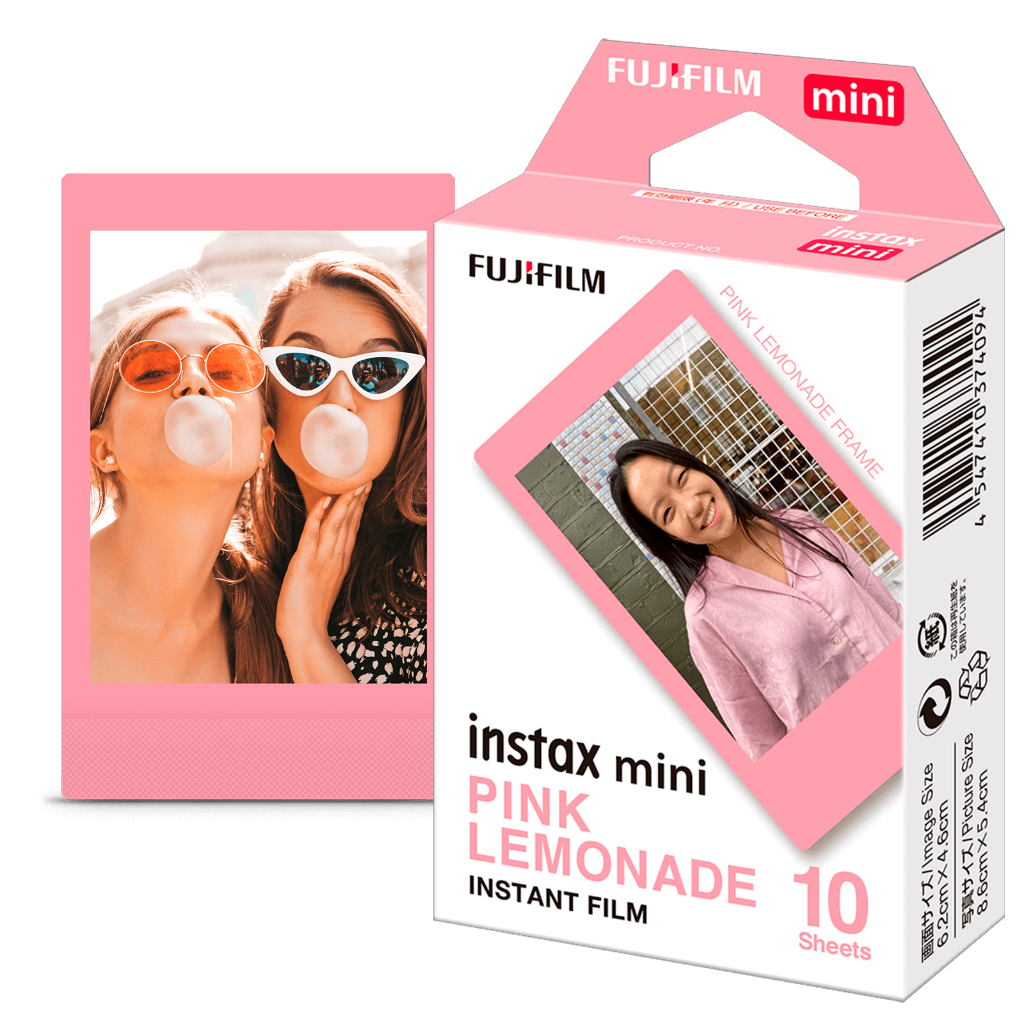 Filme Fotográfico Fujifilm Pink Lemonade Para Instax Mini - 10 Fotos