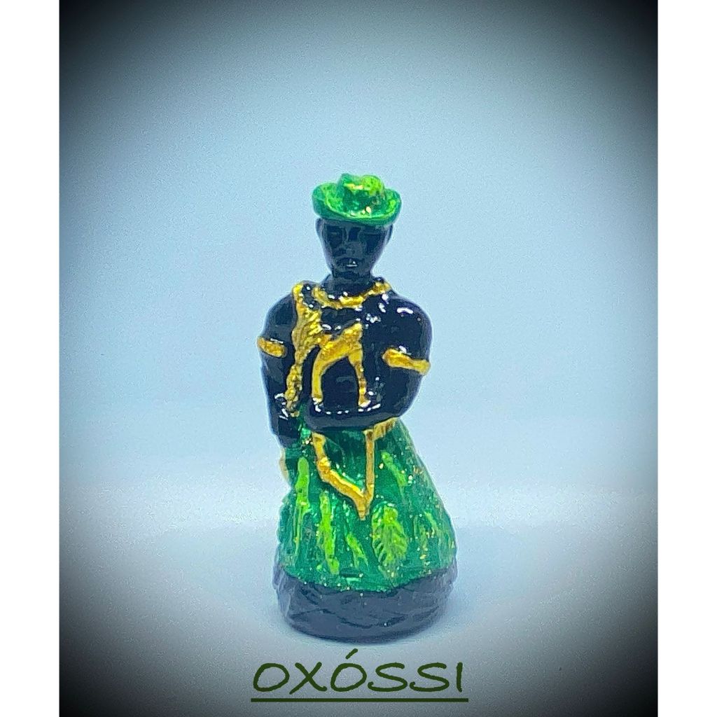 Orixá em Resina 6 cm/Oxóssi /Umbanda /Candomblé/miniatura/espiritual/Candomblé/Umbanda • Orixás • Proteção e Axé