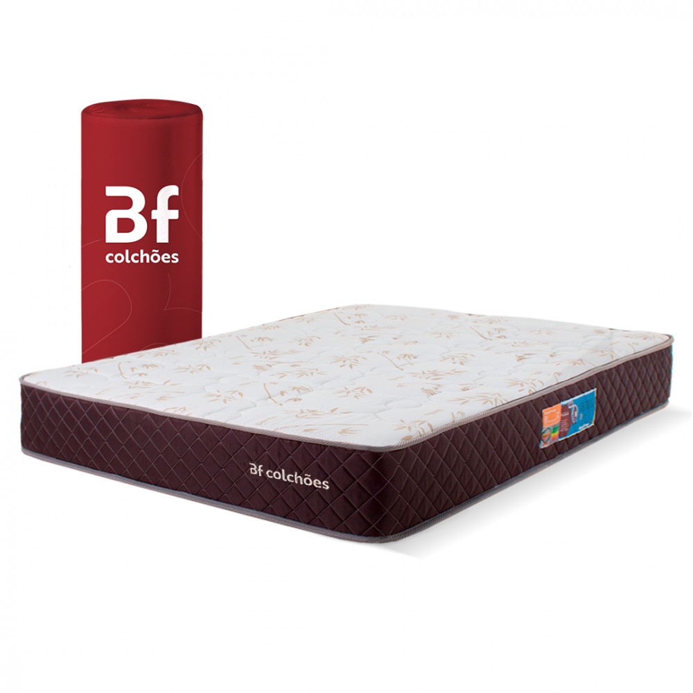 Colchão Queen Ortopédico D28 Molas Ensacadas a Vácuo 158x198cm BF Colchões em Oferta na Shopee