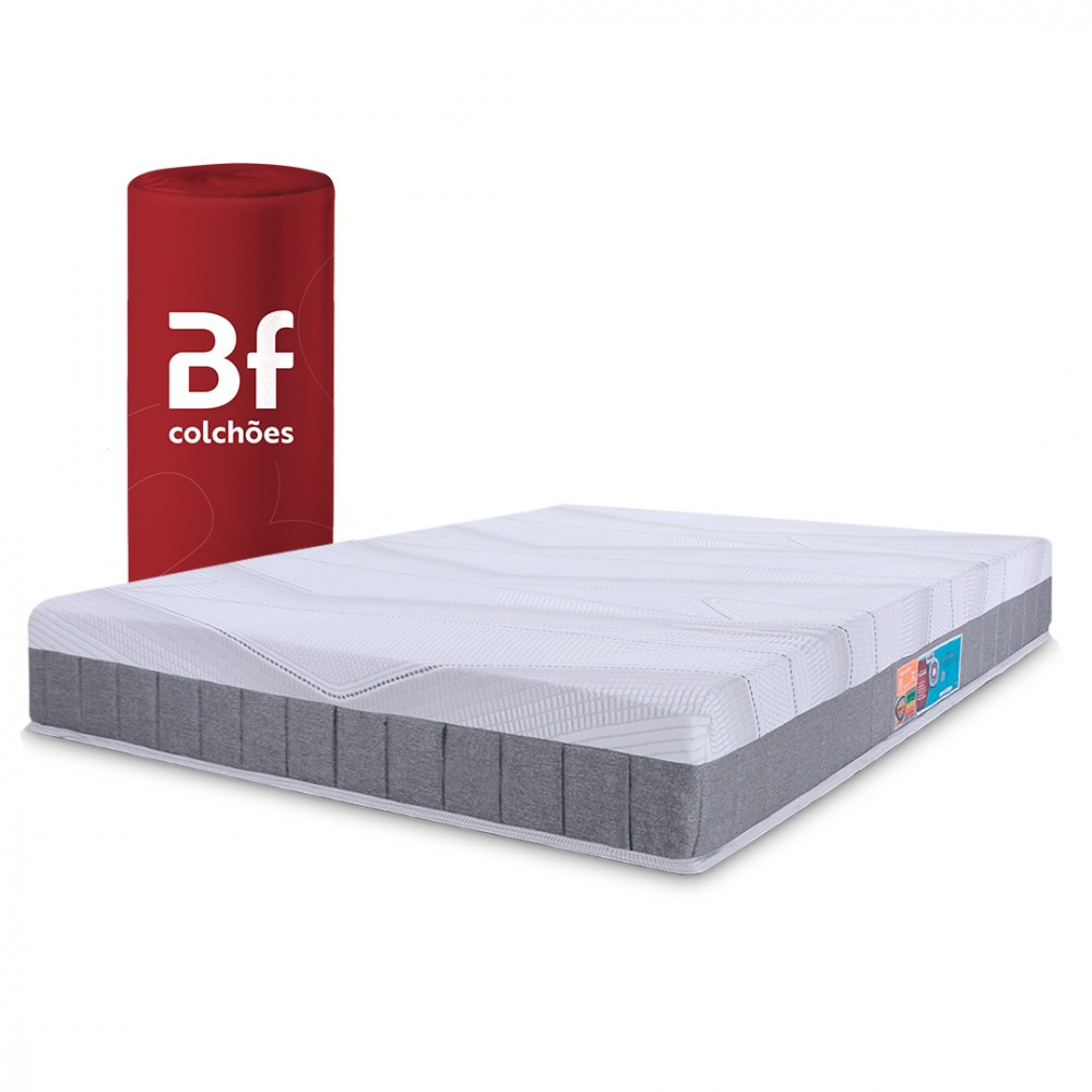 Colchão Queen a Vácuo Infinity Premium 158x198cm BF Colchões em Oferta na Shopee