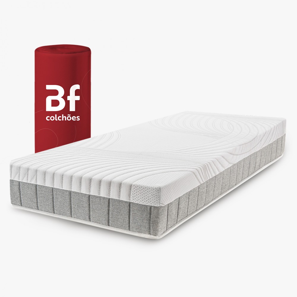 Colchão Solteirão Ortopédico BF Antistress a Vácuo  97x203cm BF Colchões em Oferta na Shopee