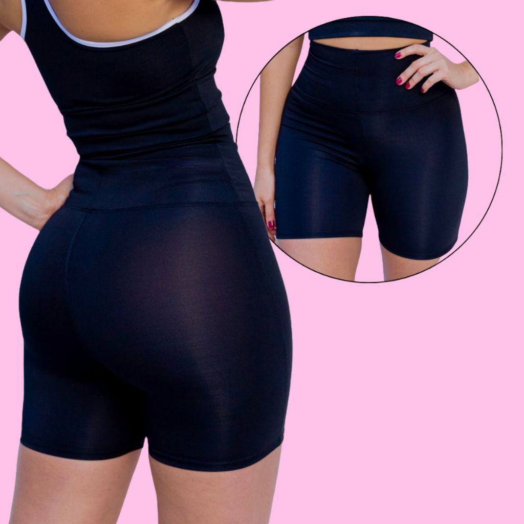 Bermuda Feminina Suplex Para Academia e Treinos Moda Fitness Verão Caminhada Academia