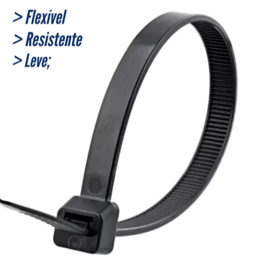 Abraçadeira de Nylon/ Enforca Gato /Preto, Branco Plástica 100 Unidades Tamanhos 15cm 20cm 25cm 30cm 40cm em Oferta na Shopee