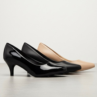 Scarpin Salto Baixo Beira Rio Original Estilo e Conforto Casual Trabalho Salto 6 cms em Oferta na Shopee