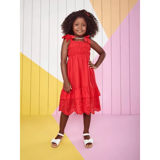 Vestido Infantil Momi Laise Vermelho TAM 6