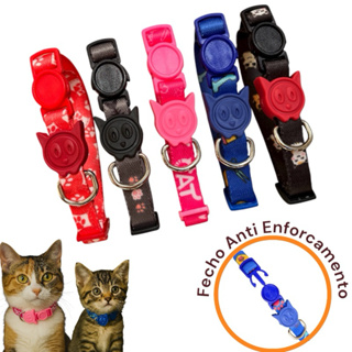 Coleira para Gato Anti Enforcamento Identificação Regulável Pescoço em Oferta na Shopee