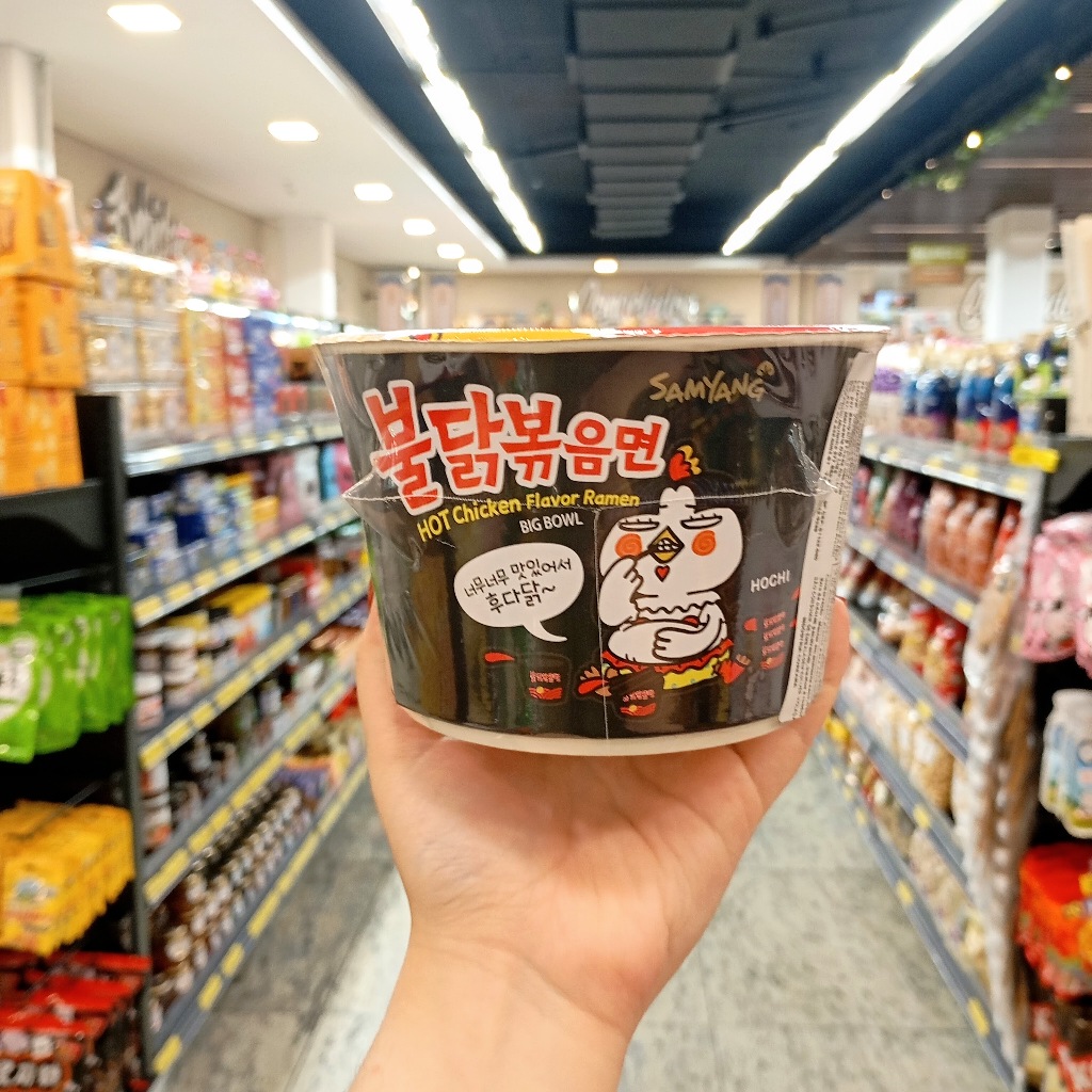 Macarrão Instantâneo Coreano Hot Chicken Ramen (Frango Super Picante)  Sabor Original 105g - Big Copo em Oferta na Shopee