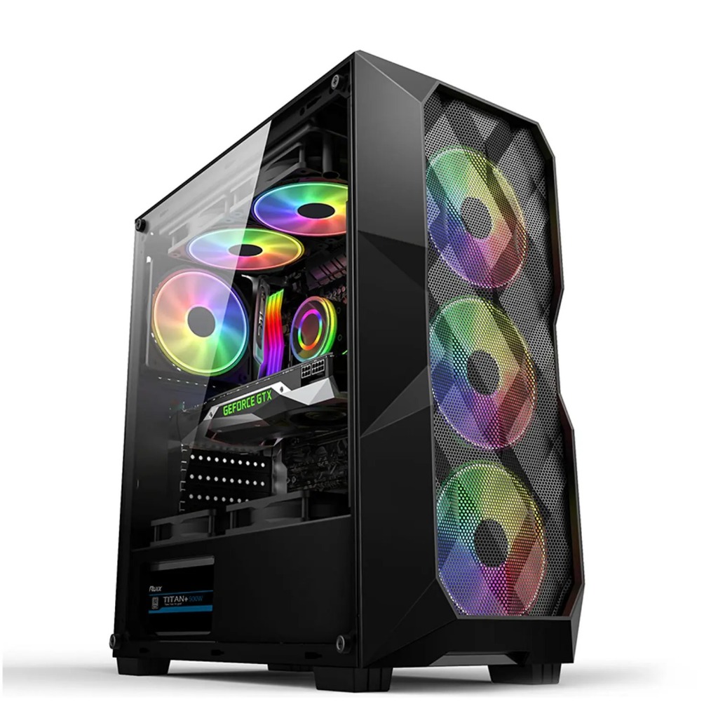 PC Gamer Ryzen 5 5500 RTX 3050 6GB 16GB DDR4 SSD 1TB A520M