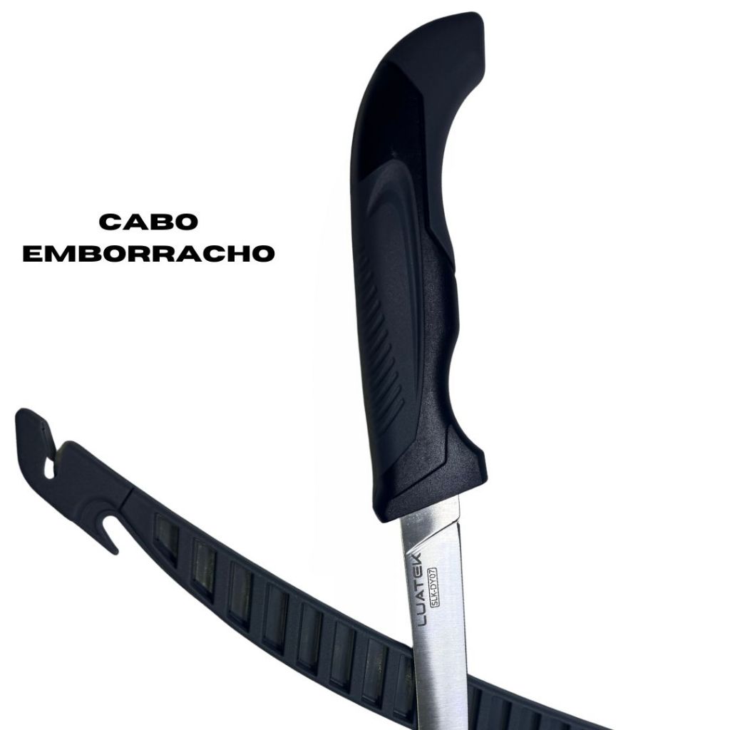 Detalhes do FACA / FILETEIRA LUATEK C AFIADOR 24CM L