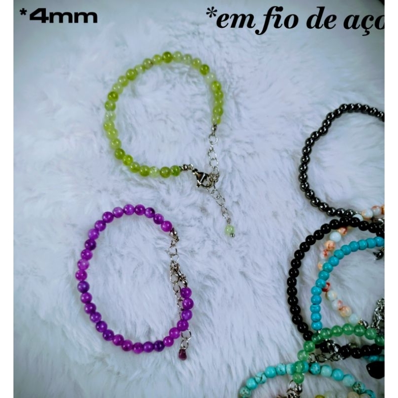 Pulseira Infantil Pedras Naturais: Onde Comprar | BuscaProdutos